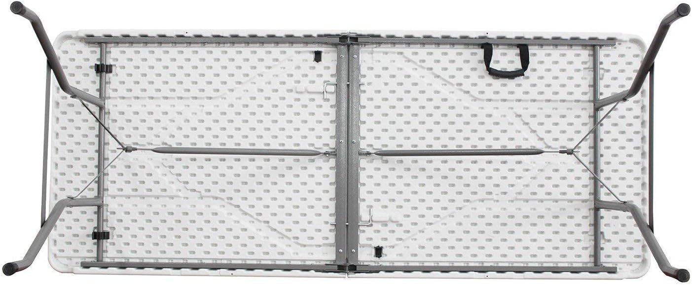 Tavolo da Giardino Pieghevole da Pranzo Resistente Salvaspazio Esterno Terrazzo 180x70x74cm
